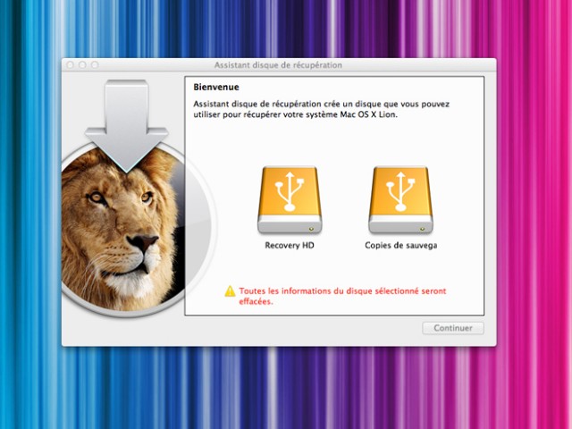 comment reparer os x lion