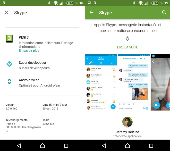 google play android wear