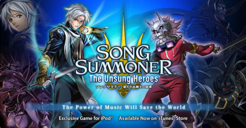 Song Summoner The Unsung Heroes, un RPG Square Enix sur l'iPhone et l'iPod Touch