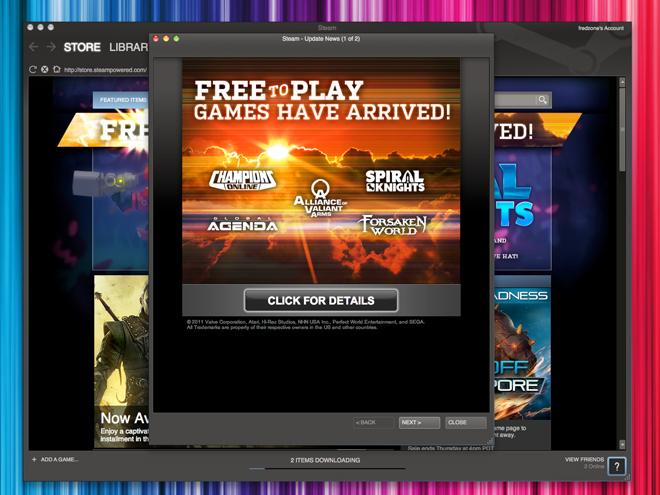  Le Free to Play arrive dans Steam !