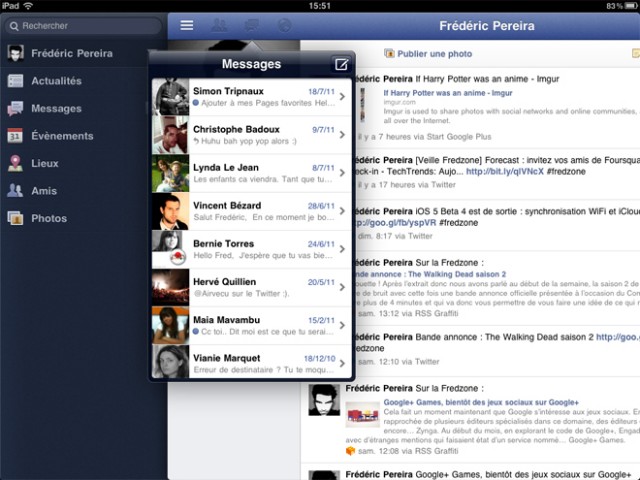 Installer Facebook sur un iPad jailbreaké
