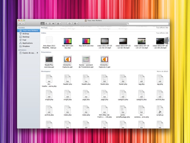 Screencast : Mac OS X Lion