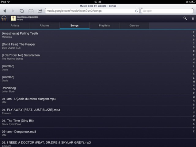 Google Music est disponible sur iOS !