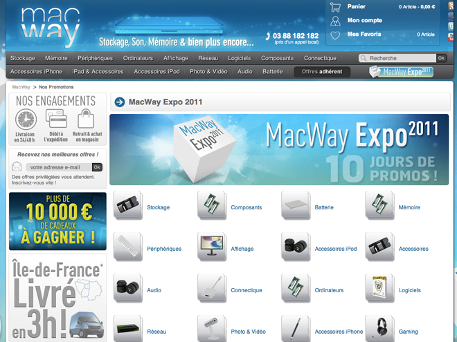 Macway Expo 2011 : 10 jours de promotions chez Macway