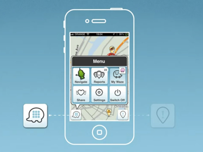 Waze 3.0 est disponible sur l’AppStore