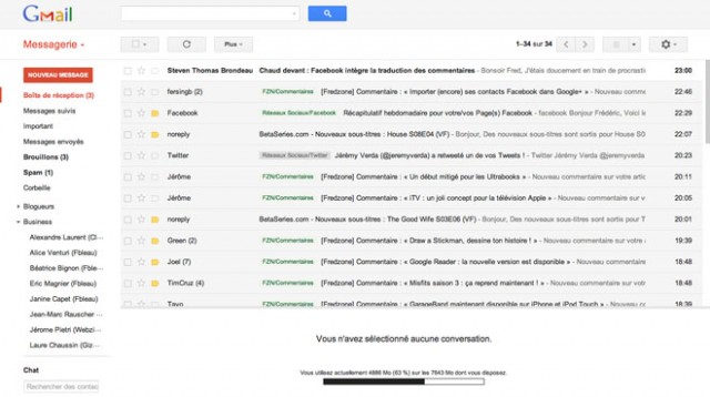 Gmail : la nouvelle version est en ligne !