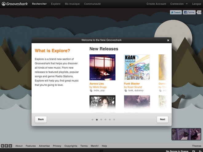 Grooveshark : la nouvelle version est là !