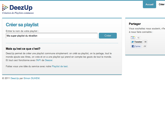 DeezUp, pour créer des playlists collaboratives sur Deezer