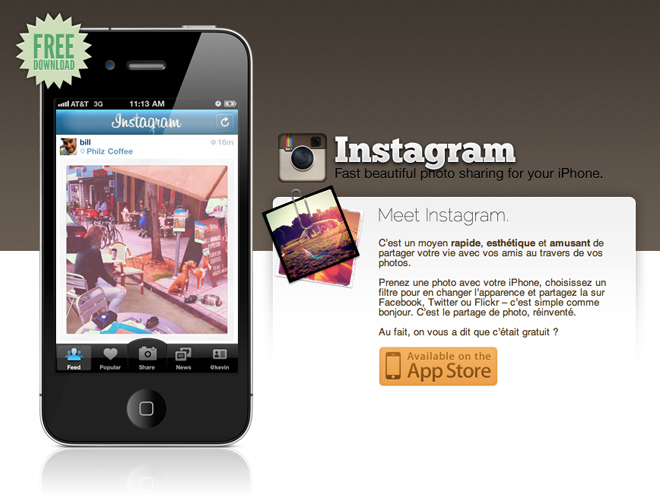 LeWeb'11 : Instagram va arriver sur Android... prochainement