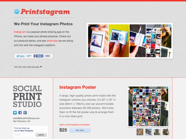 Printstagram, pour imprimer ses photos Instagram