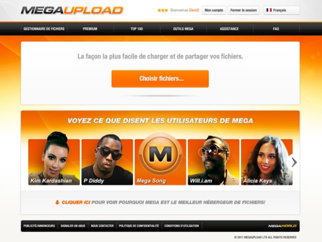 Panne Megaupload