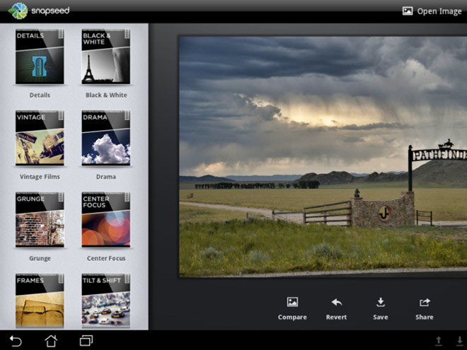 Snapseed bientôt sur Google Android