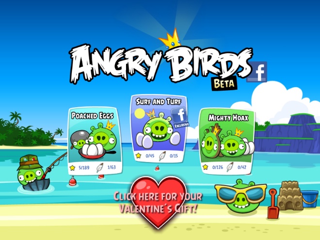  Angry Birds est disponible sur Facebook !