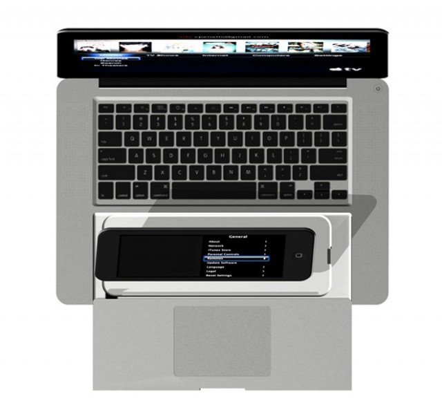 Concept : un MacBook Pro avec un emplacement pour un iPad