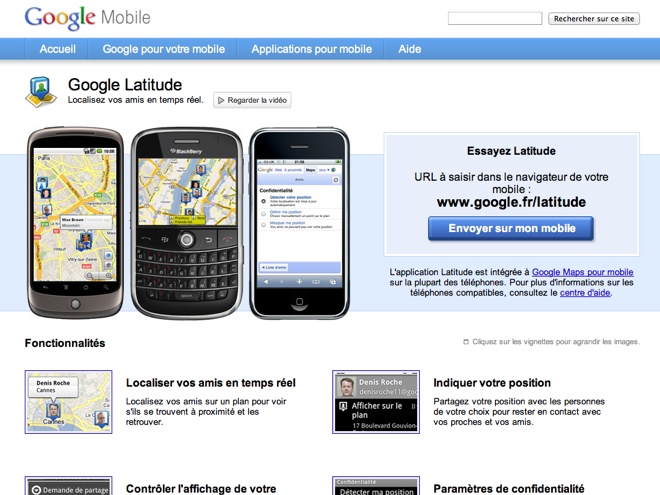  Google Latitude se rapproche de Foursquare avec le Leaderboard des check-ins