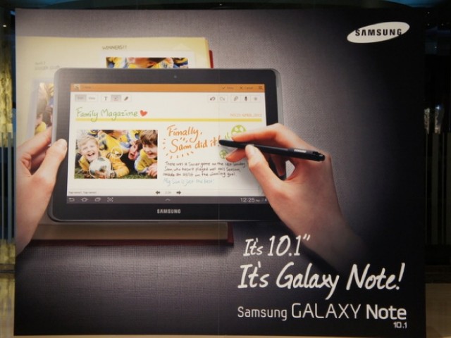 Samsung Galaxy Note 10.1 : il arrive !