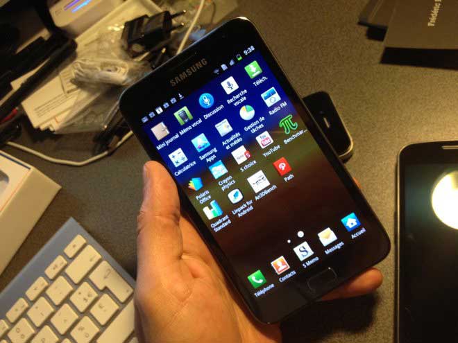  Samsung Galaxy Note : aperçu de Ice Cream Sandwich et de Premium Suite en vidéo