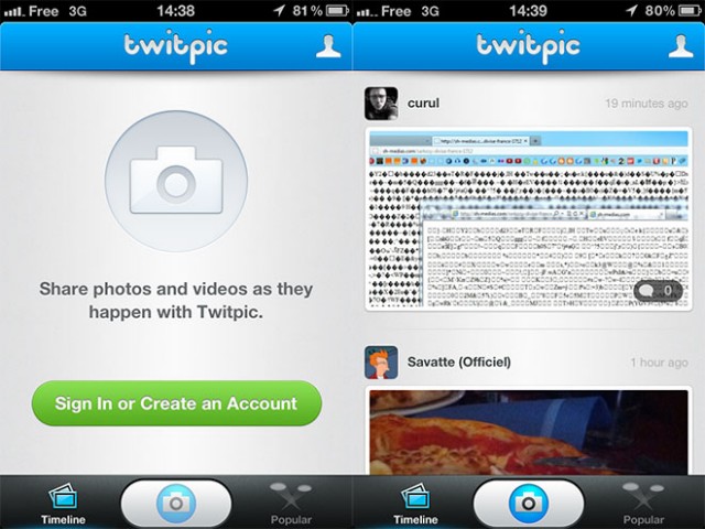 Twitpic arrive sur iOS