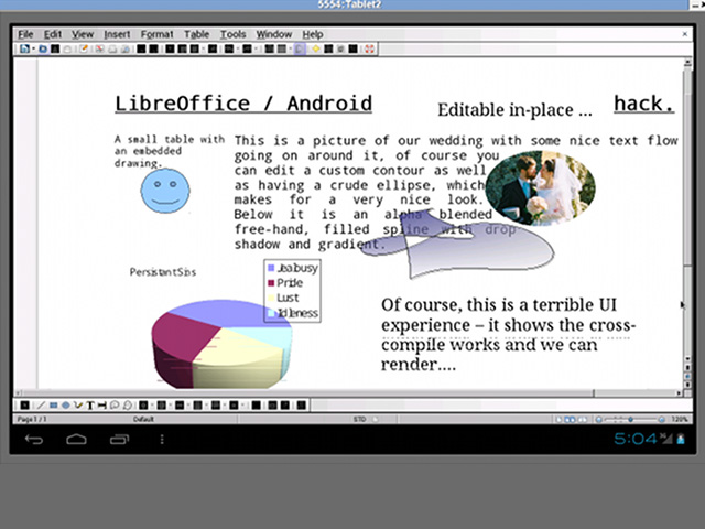 LibreOffice sur Android : ça avance !