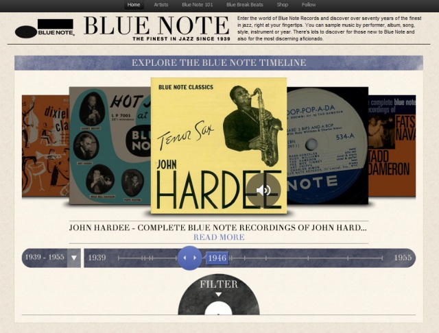 Blue Note, une application Spotify pour les amateurs de jazz
