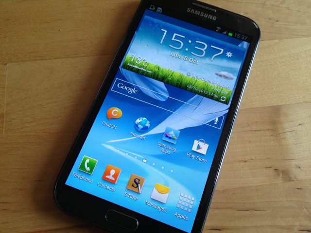 Test : Samsung Galaxy Note 2