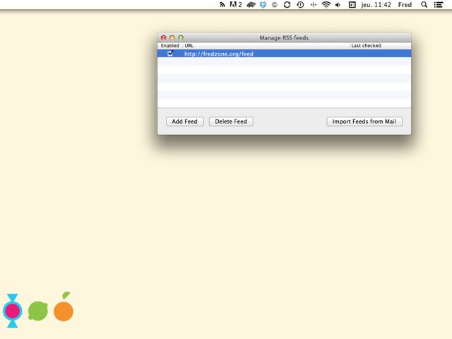 Intégrer des Flux RSS au Centre de Notifications de OS X Mountain Lion
