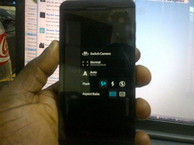 L'application "photo" de BlackBerry 10