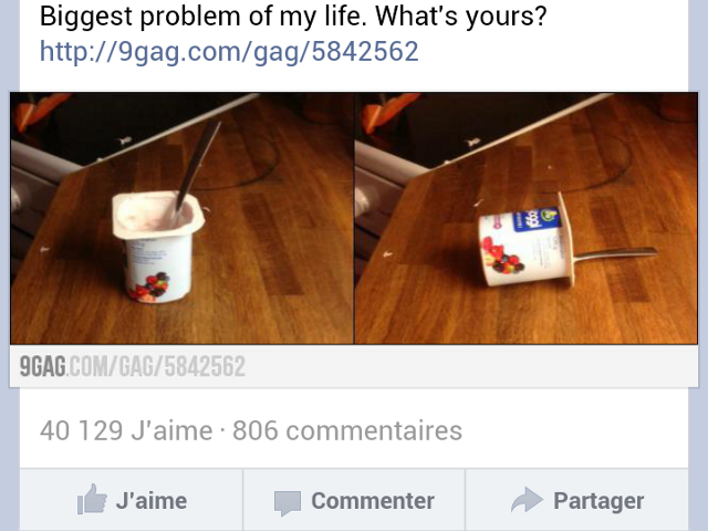 Un bouton de partage pour Facebook mobile