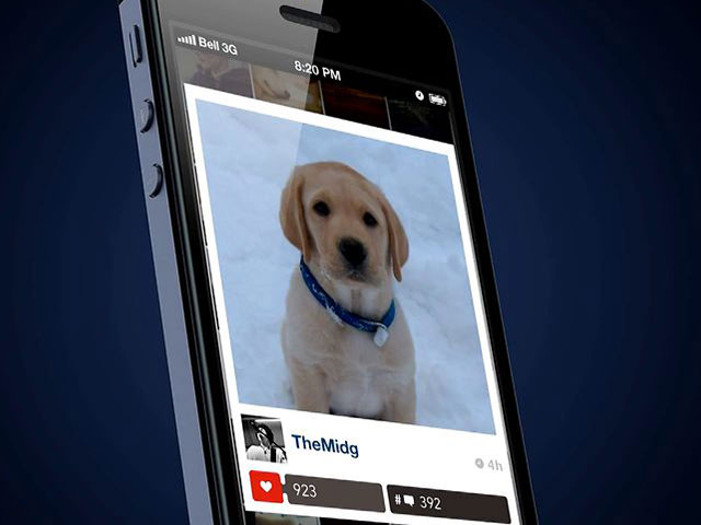 Un magnifique concept pour Instagram sur iPhone