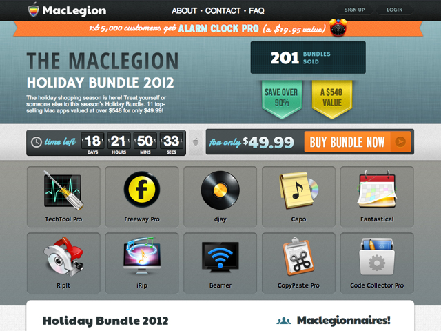 MacLegion Holiday Bundle 2012