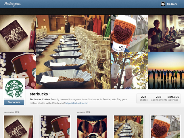 Instragram : les profils font leur entrée sur le web !