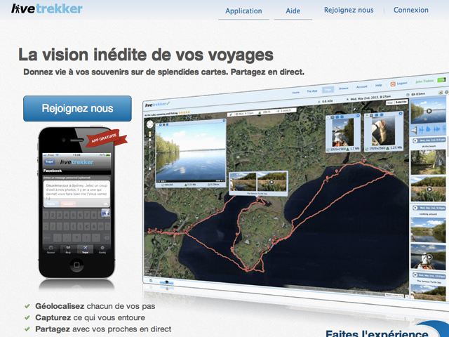 LeWeb'12 : LiveTrekker, l'application incontournable pour les voyageurs