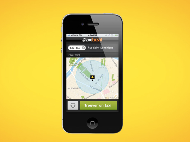 LeWeb'12 : Taxibeat, pour louer un taxi avec son smartphone