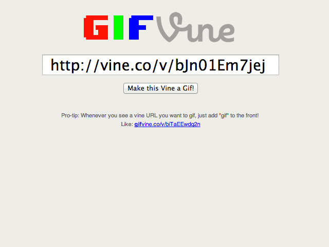  Télécharger des vidéos en provenance de Vine au format GIF