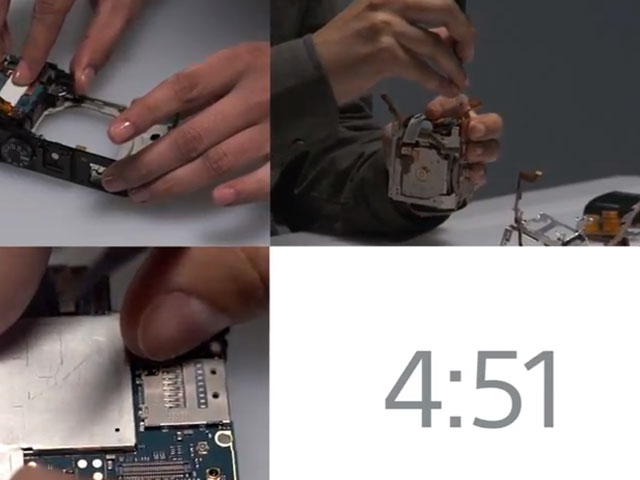 Sony : 5 minutes pour assembler un Xperia Z ou un RX1