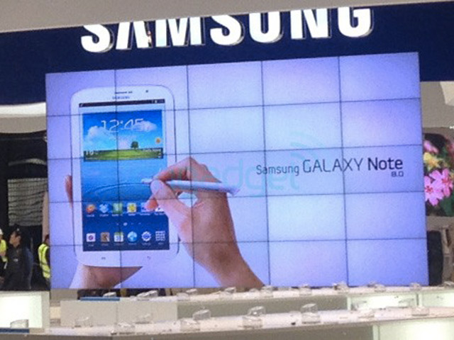 Samsung Galaxy Note 8.0 : une photo prise au MWC