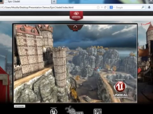 Unreal Engine 3 porté sur le web par Mozilla