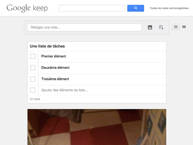 Google Keep Android