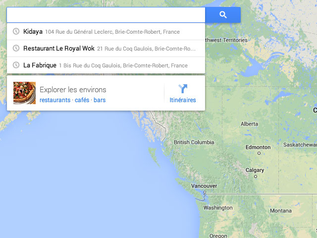 Nouvelle version Google Maps : une première capture