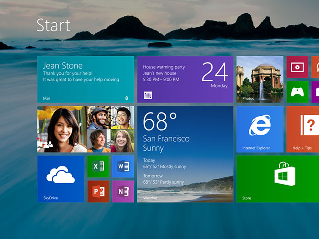Windows 8.1 : l'écran d'accueil