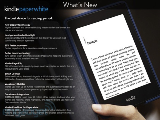 Nouveau Kindle Paperwhite