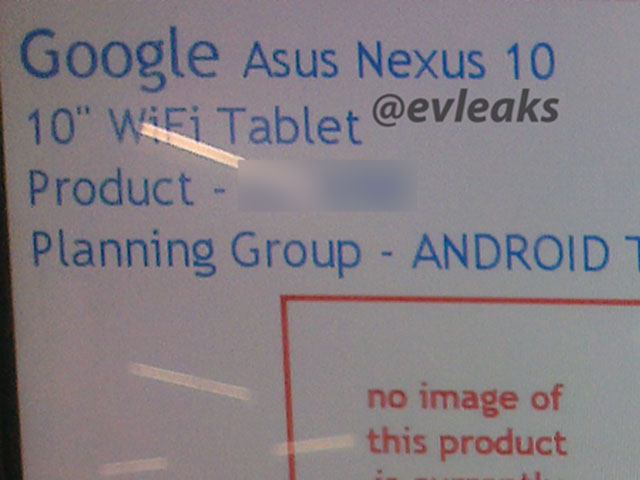  Nexus 10 : elle devrait effectivement être produite par Asus