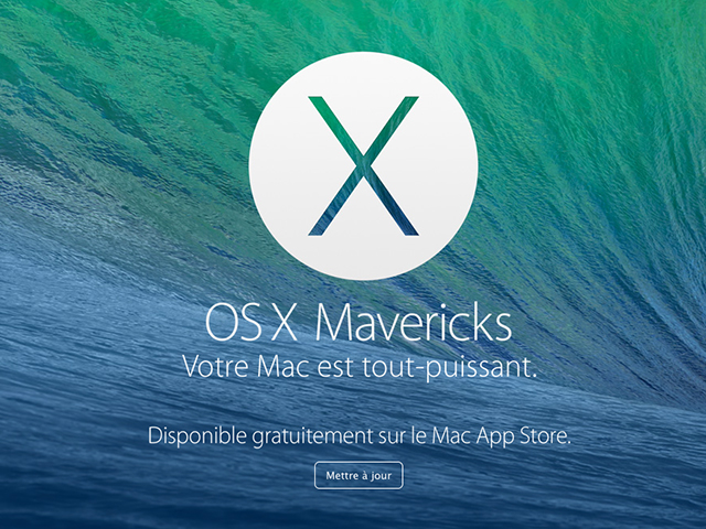 Fonds d'écran cachés OS X Mavericks