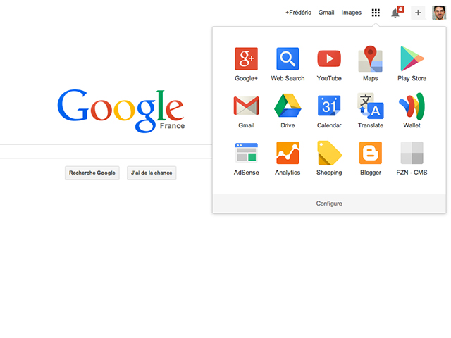 Personnaliser lanceur Google