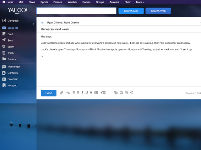 Yahoo Mail 2013