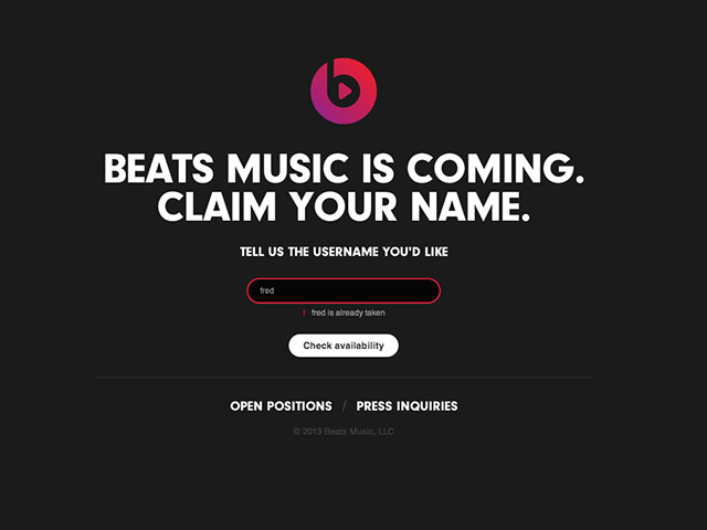 Lancement Beats Music