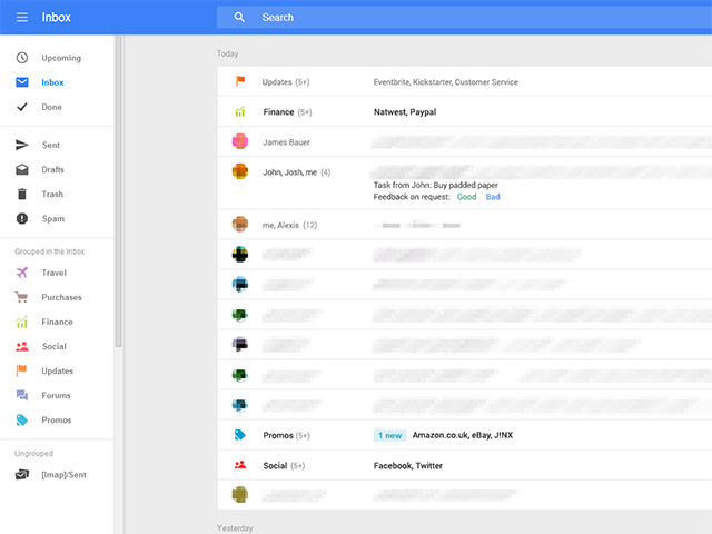 Gmail : des captures de la prochaine version