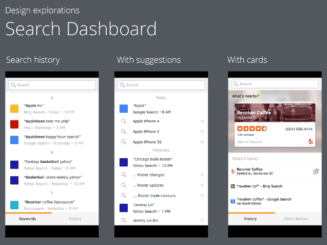 Un Firefox mobile proche de Google Now