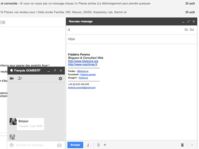 Gmail Hangouts