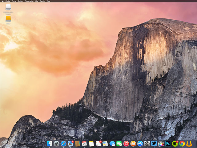 Raccourci Dark Mode OS X Yosemite